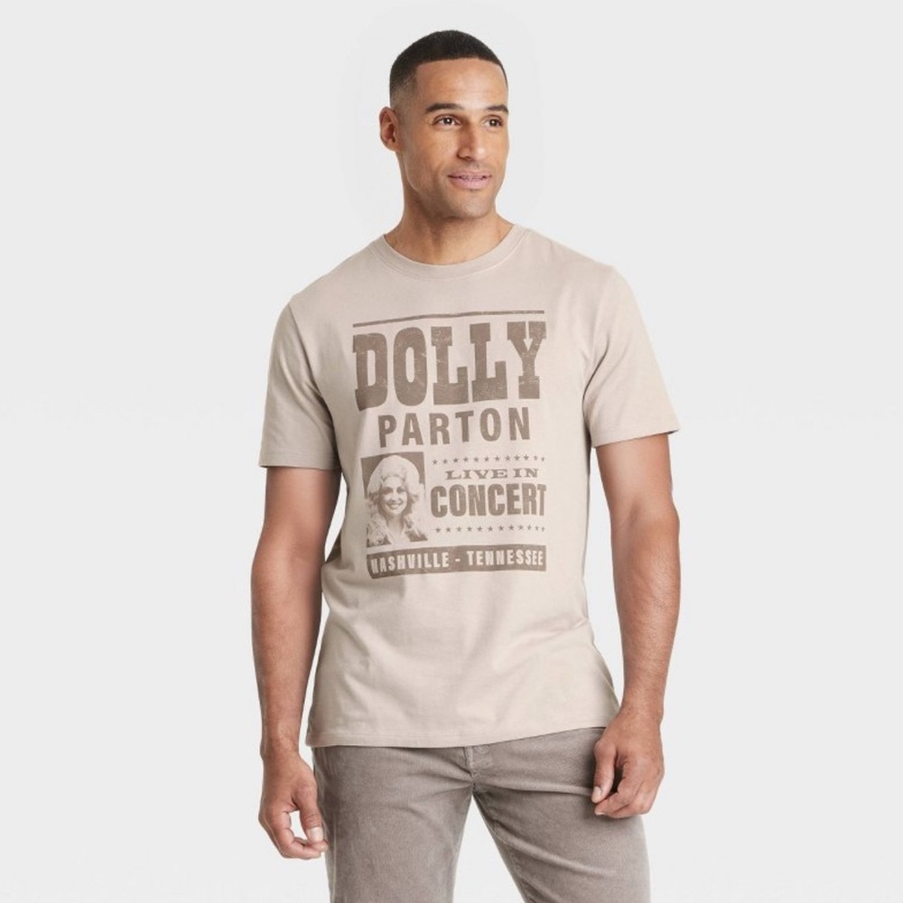 NWOT Dolly Parton Short Sleeve Tee with Vintage Graphic